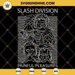 Slash Division Painful Pleasures SVG, Horror Characters SVG, Trending Halloween SVG PNG DXF EPS