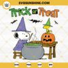 Snoopy Trick Or Treat SVG, Peanuts Spooky SVG, Snoopy And Woodstock SVG PNG DXF EPS