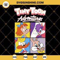 Tiny Toon Adventures SVG, Babs Bunny SVG, Fifi La Fume SVG, 90s Cartoon SVG PNG DXF EPS