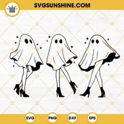Ghost Girl SVG, Spooky Girl SVG, Girl Halloween SVG PNG DXF EPS Files