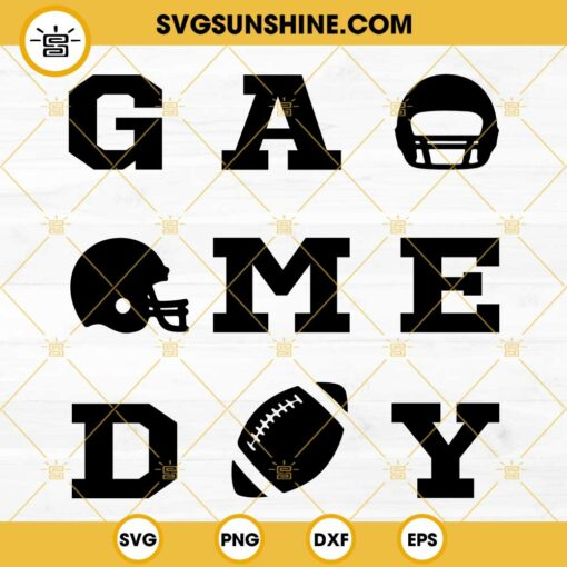 Football Game Day SVG, Football Season SVG, College Football SVG