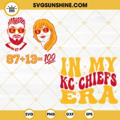 Taylor’s Tight End SVG, Funny Taylor Swift And Travis Kelce 87 SVG