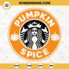 Pumpkin Spice Starbucks Logo SVG, Fall Pumpkin Starbucks Coffee SVG PNG Files