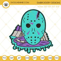 Friday The 13th Embroidery Designs, Jason Voorhees Embroidery Files