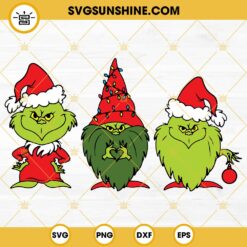 Baby Grinch Gnomes SVG, Grinch Christmas SVG PNG DXF EPS Files