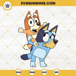 Bandit Heeler And Bluey SVG PNG DXF EPS Cut Files