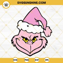 Barbie Pink Grinch SVG, Grinch Christmas SVG PNG DXF EPS Files