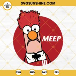 Beaker The Muppets SVG, Meep Logo SVG PNG DXF EPS