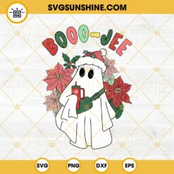 Boojee Ghost Dead Inside But It’s Christmas Stanley Tumbler SVG, Boojee Ghost Christmas SVG
