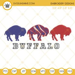 Buffalo Bills Embroidery Design Files