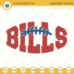 Buffalo Bills Football Embroidery Design Files