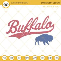 Buffalo Bills Football Logo Embroidery Design Files