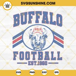 Buffalo Bills Football Est 1960 SVG, Bills Mafia SVG, Buffalo Football SVG Cricut Silhouette
