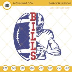 Buffalo Bills Players Embroidery Design Files