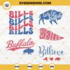 Buffalo Bills SVG, Bills SVG, Buffalo Football SVG PNG Digital Download Bundle