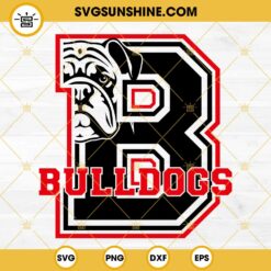 Bulldogs SVG, Georgia Bulldogs SVG, Bulldogs Face SVG, B Bulldogs SVG