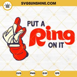 Castellanos Ring Finger SVG, Castellanos Put a Ring On it SVG, Philadelphia Baseball SVG
