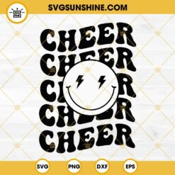 Cheer SVG, Cheerleading SVG, Cheerleader SVG, Smiley Face SVG