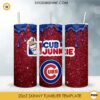 Chicago Cubs Dunkie Junkie Glitter 20oz Tumbler Wrap PNG File