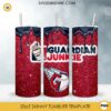 Cleveland Indians Dunkie Junkie Glitter 20oz Tumbler Wrap PNG File