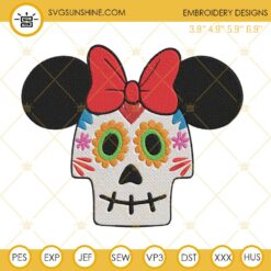 Coco Minnie Ears Embroidery Design Files