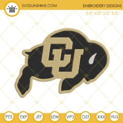 Colorado Buffaloes Embroidery Designs