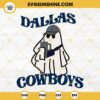 Dallas Cowboys Football Boo Jee Ghost Halloween SVG PNG DXF EPS Files