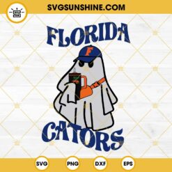 Florida Gators Boo Jee Ghost Halloween SVG PNG DXF EPS Files