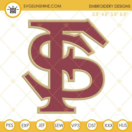 Florida State Seminoles Embroidery Design Files