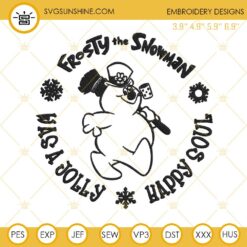 Frosty The Snowman Embroidery Designs