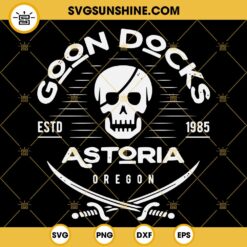 Goon Docks Astoria Oregon SVG PNG DXF EPS Cricut Files