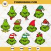 Grinch Face SVG Bundle, Baby Grinch SVG, Grinch Christmas SVG, Grinch SVG