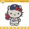 Hello Kitty Texas Rangers Embroidery Designs