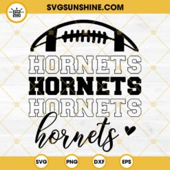 Hornets Smiley Face SVG, Hornets SVG, Hornets Football SVG