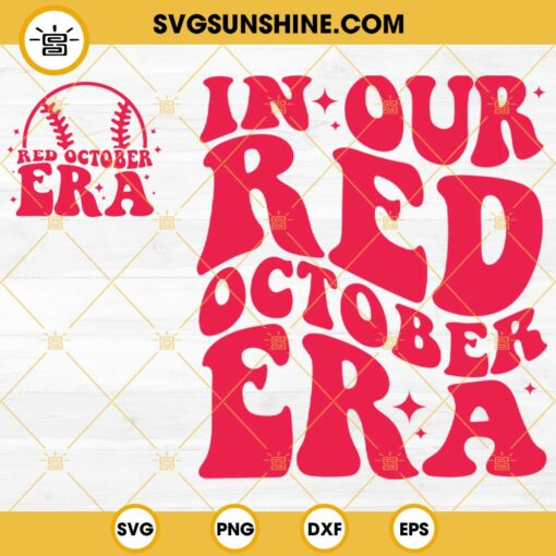 In Our Red October Era SVG, Philadelphia Phillies Era SVG