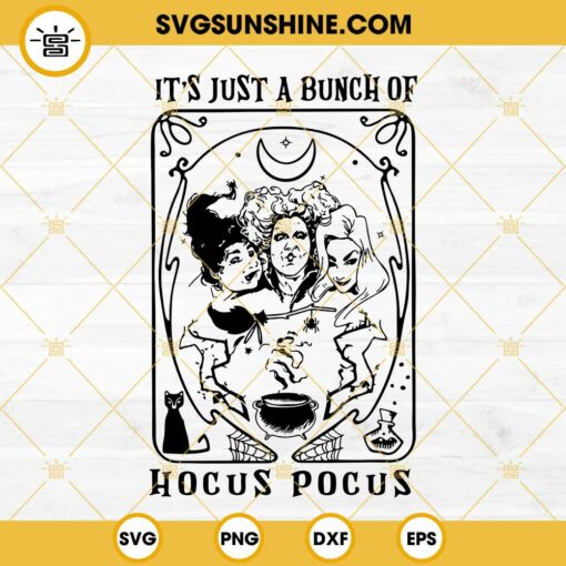 It’s Just A Bunch Of Hocus Pocus Cardboard SVG PNG DXF EPS Cut Files