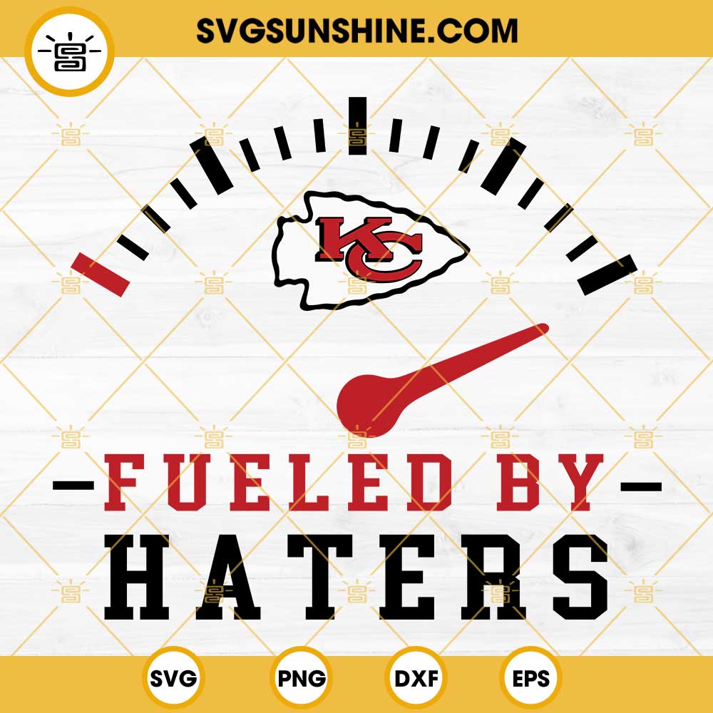 Chiefs Fueled By Haters Rhinestone SVG