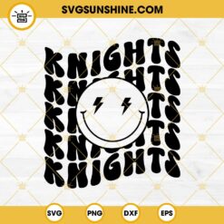 Knights Smiley Face SVG, Knights SVG, Knights Football SVG