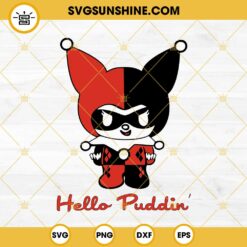 Kuromi Harley Quinn SVG PNG DXF EPS Cut Files