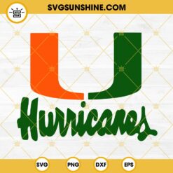 Miami Hurricanes Logo SVG PNG DXF EPS Cut Files