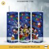 Mickey And Friends The Most Magical Time Of The Year 3D 20oz Tumbler Wrap PNG File