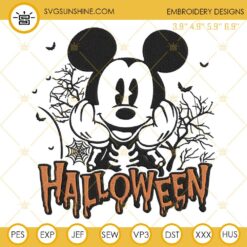 Mickey Mouse Halloween Embroidery Design Files
