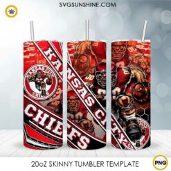 Kansas City Chiefs 20oz Tumbler Wrap PNG Digital Download