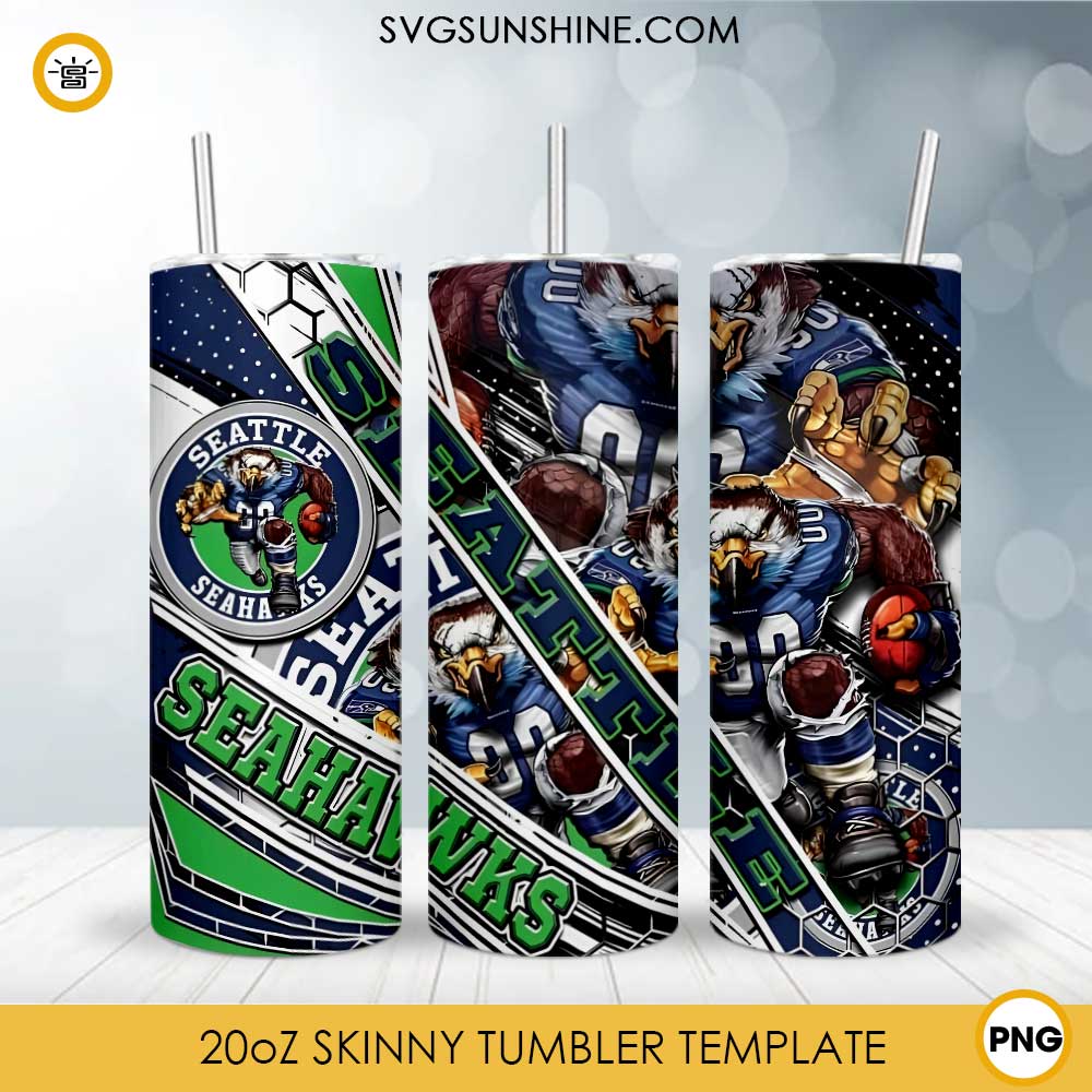 Buy Seattle Seahawks Tumbler Wrap Tumbler Designs 20oz 8 Tumbler Online in  India 