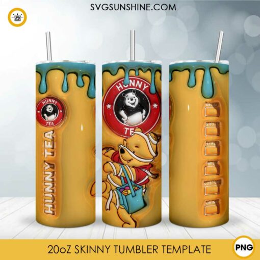 Winnie The Pooh Mummy Starbucks Coffee 3D 20oz Tumbler Wrap PNG File