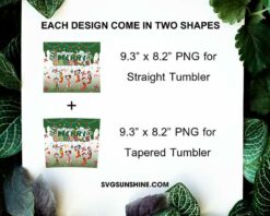 Mickey And Friends Merry Christmas 20oz Tumbler Wrap PNG File