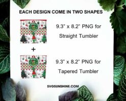 Merry Grinchmas 3D 20oz Tumbler Wrap PNG Digital Download