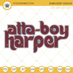 Atta Boy Harper Embroidery Design Files