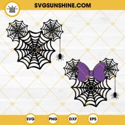 Mouse Spider Web Halloween SVG, Halloween Spider Web SVG Bundle