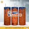 New York Mets Dunkie Junkie Glitter 20oz Tumbler Wrap PNG File